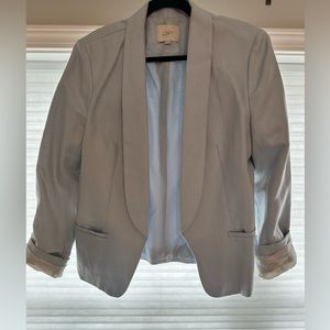 Loft light blue blazer / suit jacket; size 14